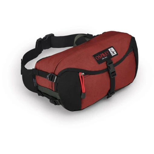 Osprey Heritage Waist -Osprey Shop ospreyheritagewaistpack f21 side bazanred